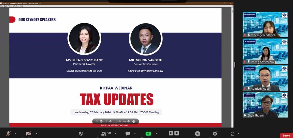 KICPAA Webinar: Tax Updates